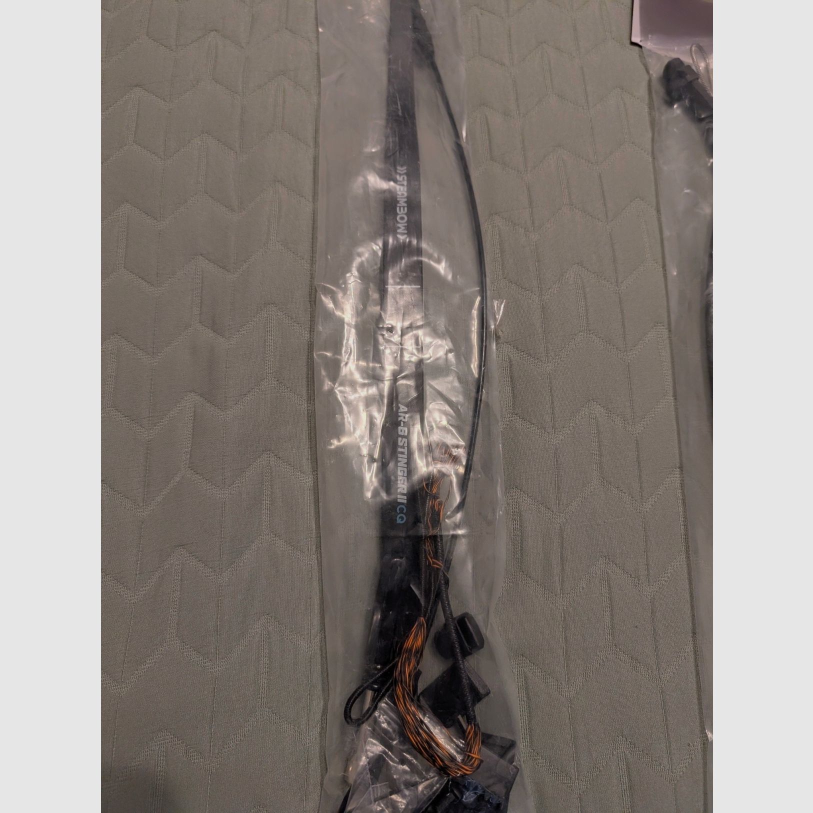 Steambow Stinger 2 Compact - Complete set with a lot of accessories (35/55/75 LB), reflex, laser, 15 bolts (carbon), foregrip