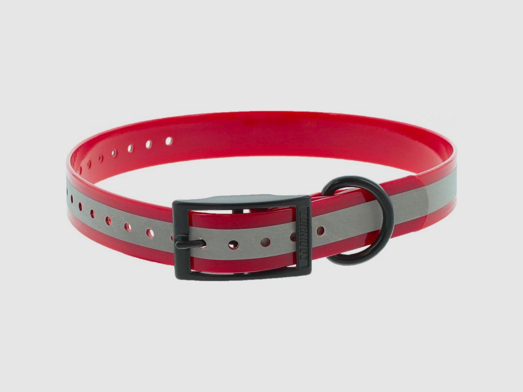 REFLEKTIERENDES POLYURETHAN-HALSBAND ROSA 2.5X0.25X65CM, Bild 2 von 2