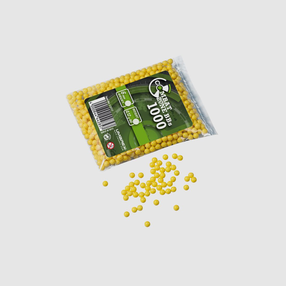 Umarex Combat Zone Softairkugeln 6mm 1000 Stk. 0,12g Airsoft Zubehör