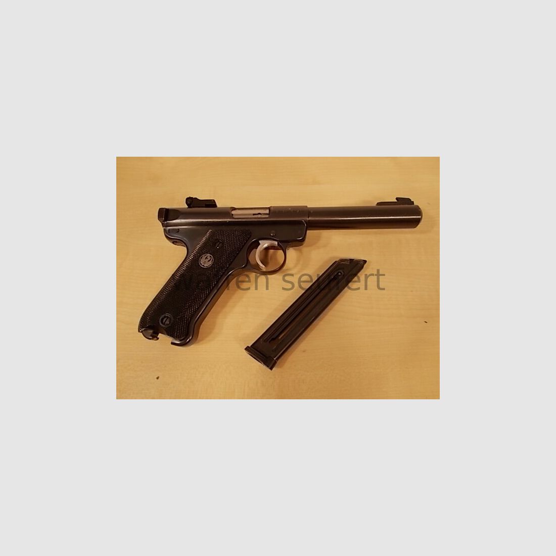 Ruger MarkII Target with spare magazine original packaging