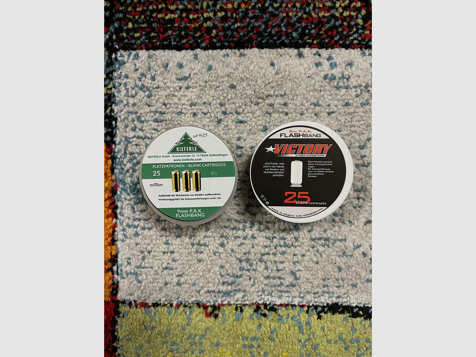 9mm PAK Flashbang Platzpatronen