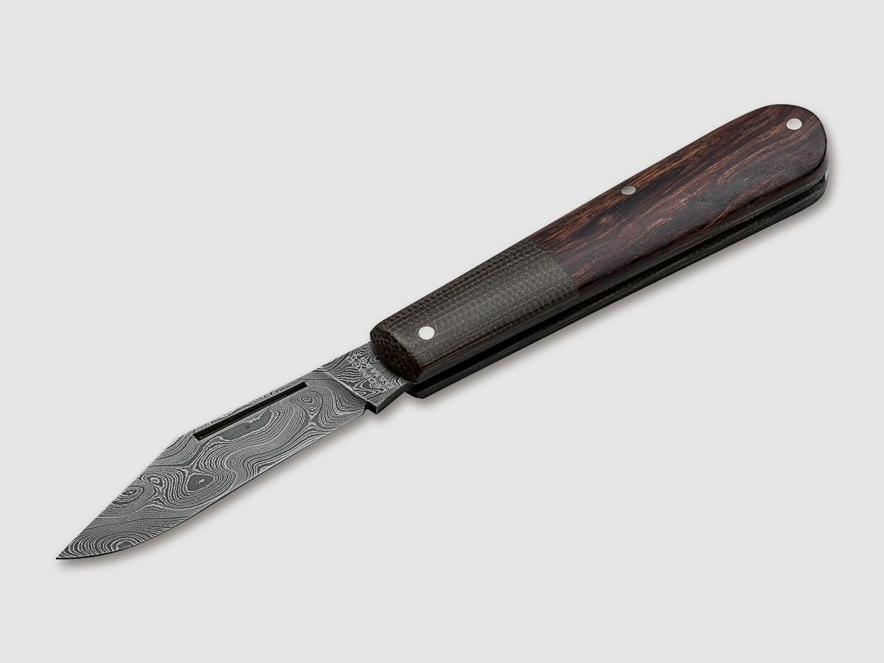 Taschenmesser Barlow Integral Leopard-Damast Messer legal fhren 42a konform