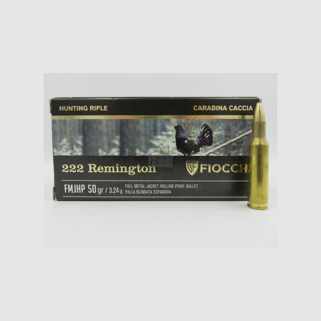 FIOCCHI 222Rem FMJ HP 50GR X50