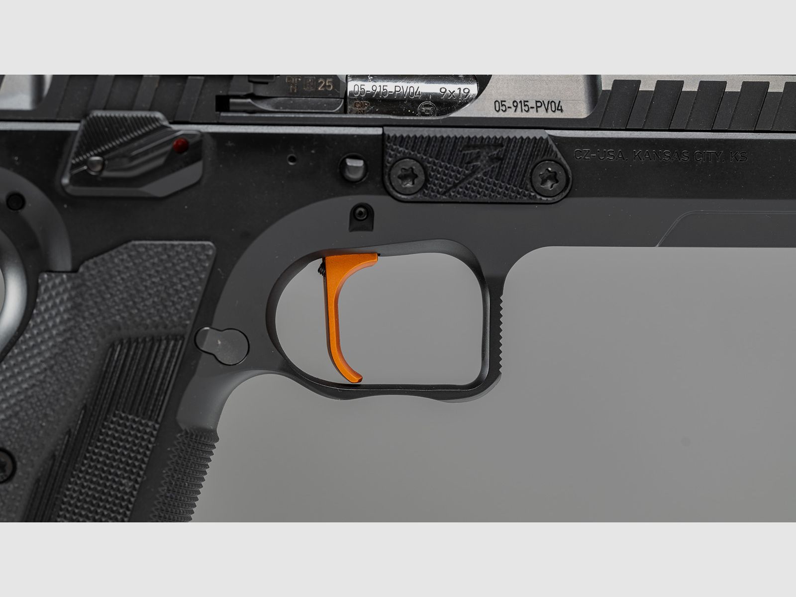 CZ TS 3 Orange OR (Optical Ready) Pistol 9mm Luger, image 9 of 12