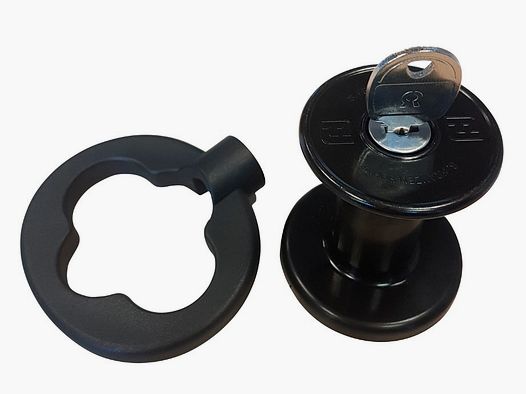 Franzen soporte de pared con cerradura y soporte de carrera