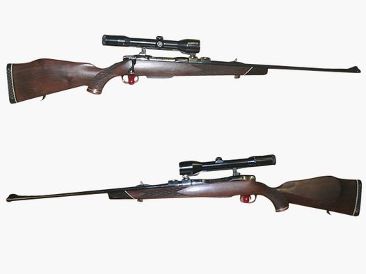 Repeater rifle Sauer 80, caliber 8x68S with Zeiss scope