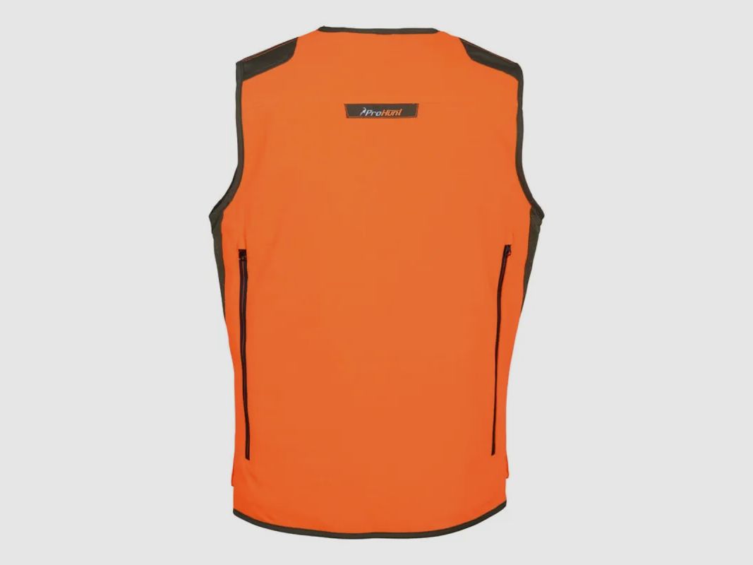 Gilet de chasse Prohunt Springer orange/kaki, image 3 sur 6