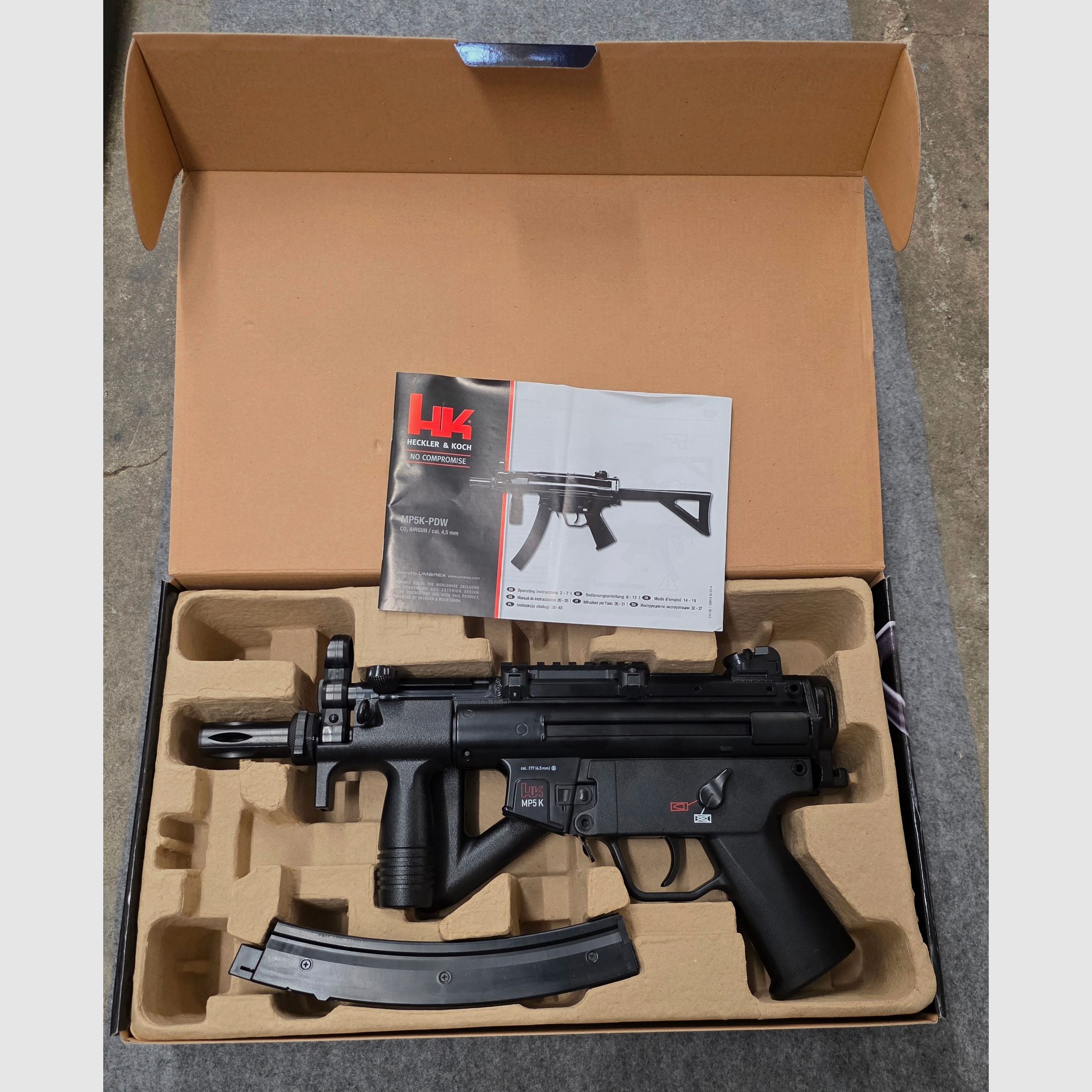 Co2 rifle Heckler & Koch MP5 K-PDW cal. 4.5 mm steel BB Co2 blowback
