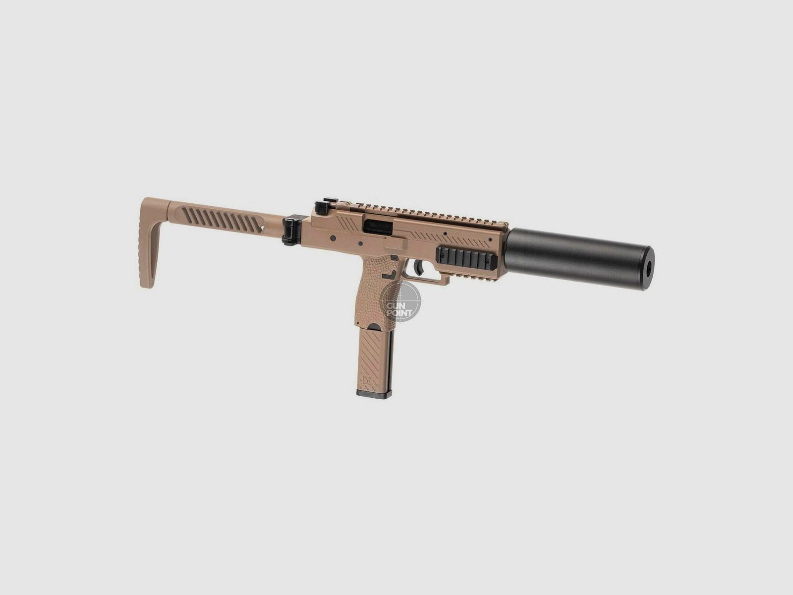 Softair - Maschinenpistole - VORSK VMP-1 SMG GBB Set Semi FDE - ab 18, ber 0,5 Joule
