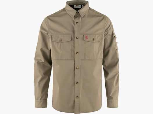 FJÄLLRÄVEN Trekking Shirt LS Suede Brown