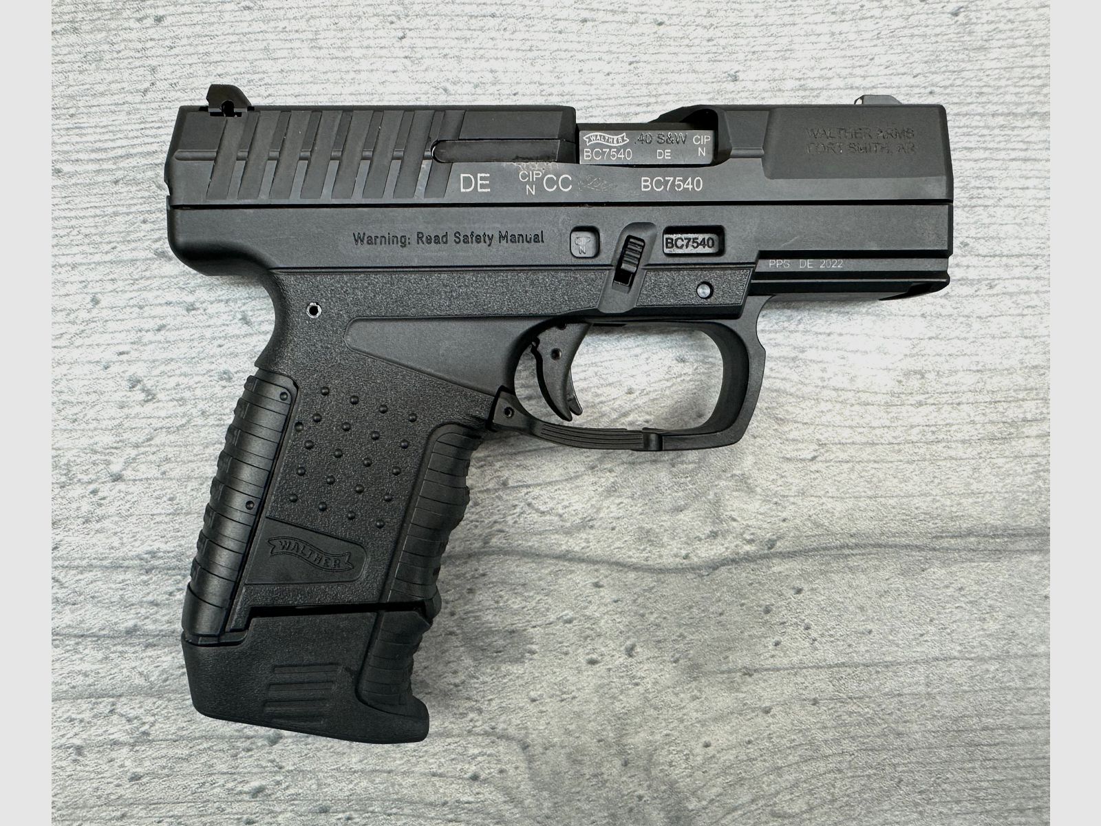 Vorführwaffe Carl WALTHER Pistole PPS .40 USA