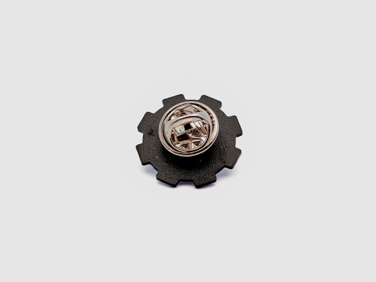 Eemann Tech Gear Lapel Pin 2cm, image 3 sur 3