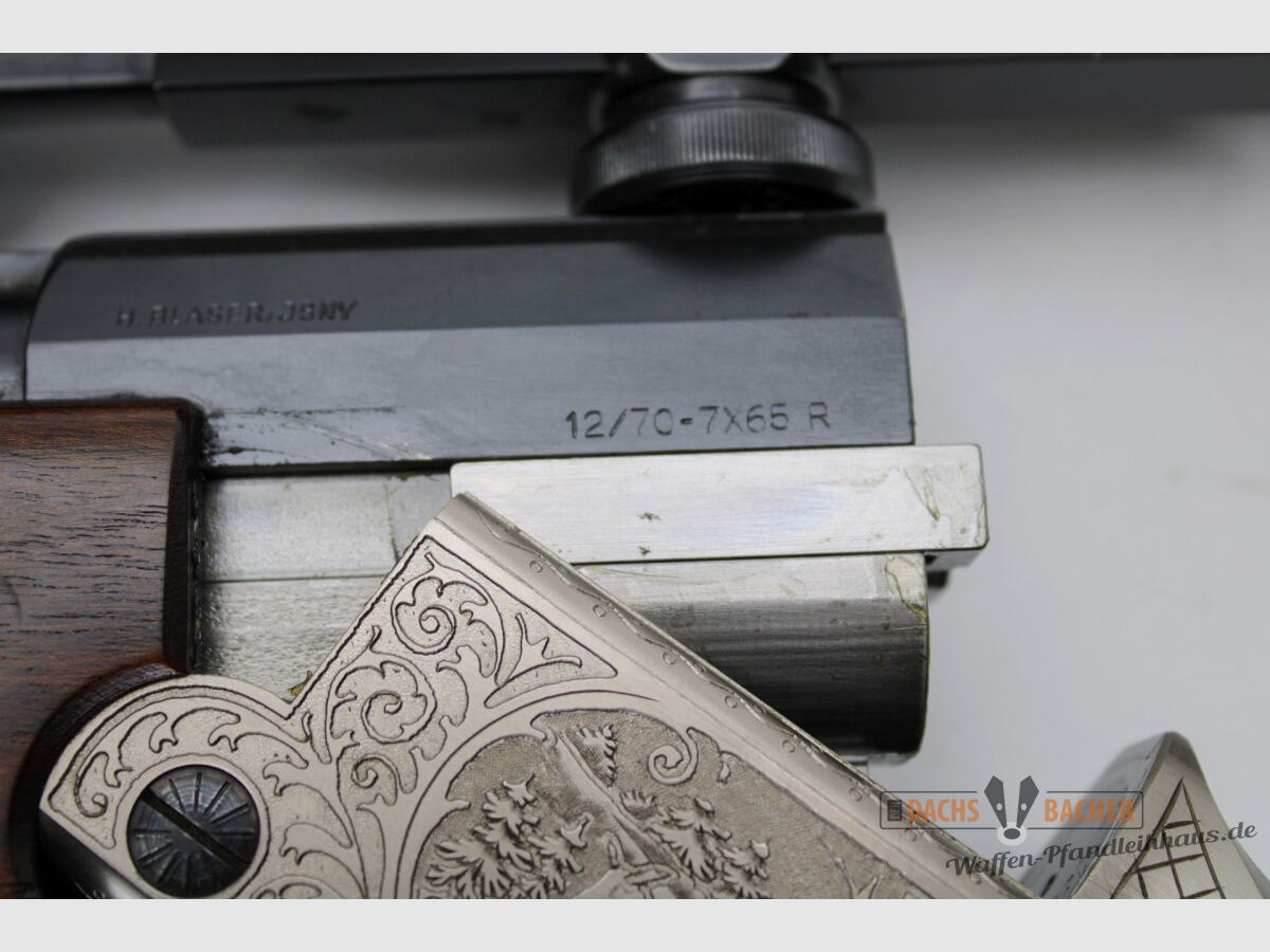 BBF Bockbüchsflinte Blaser ES700 Kal. 7x65R + 12/70 mit Zeiss Diavari Z 1,5-6x42 LINKSSCHÄFTUNG