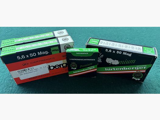 Hirtenberger Premium 55 grs. Nosler