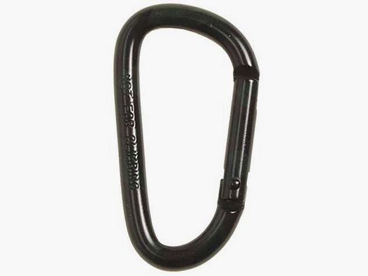 Carabiner hook, D 6mmx6cm, camouflaged