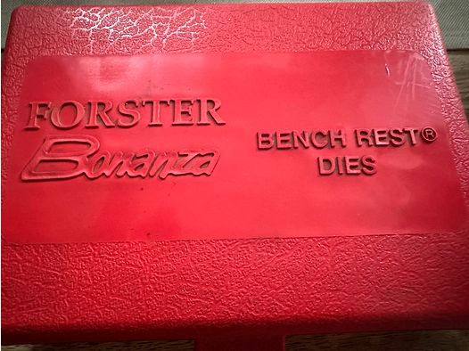 Forster Bonanza Benchmark Rest Die 308Win