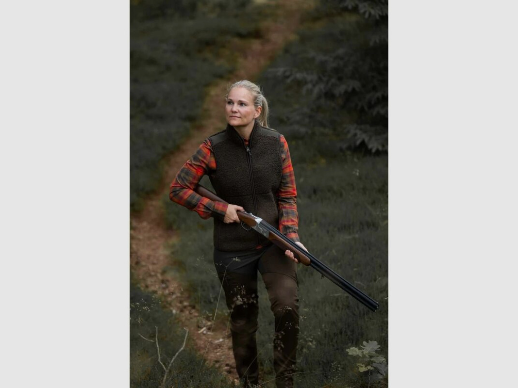 Northern Hunting Damen Weste Gunni Dunkelgrün