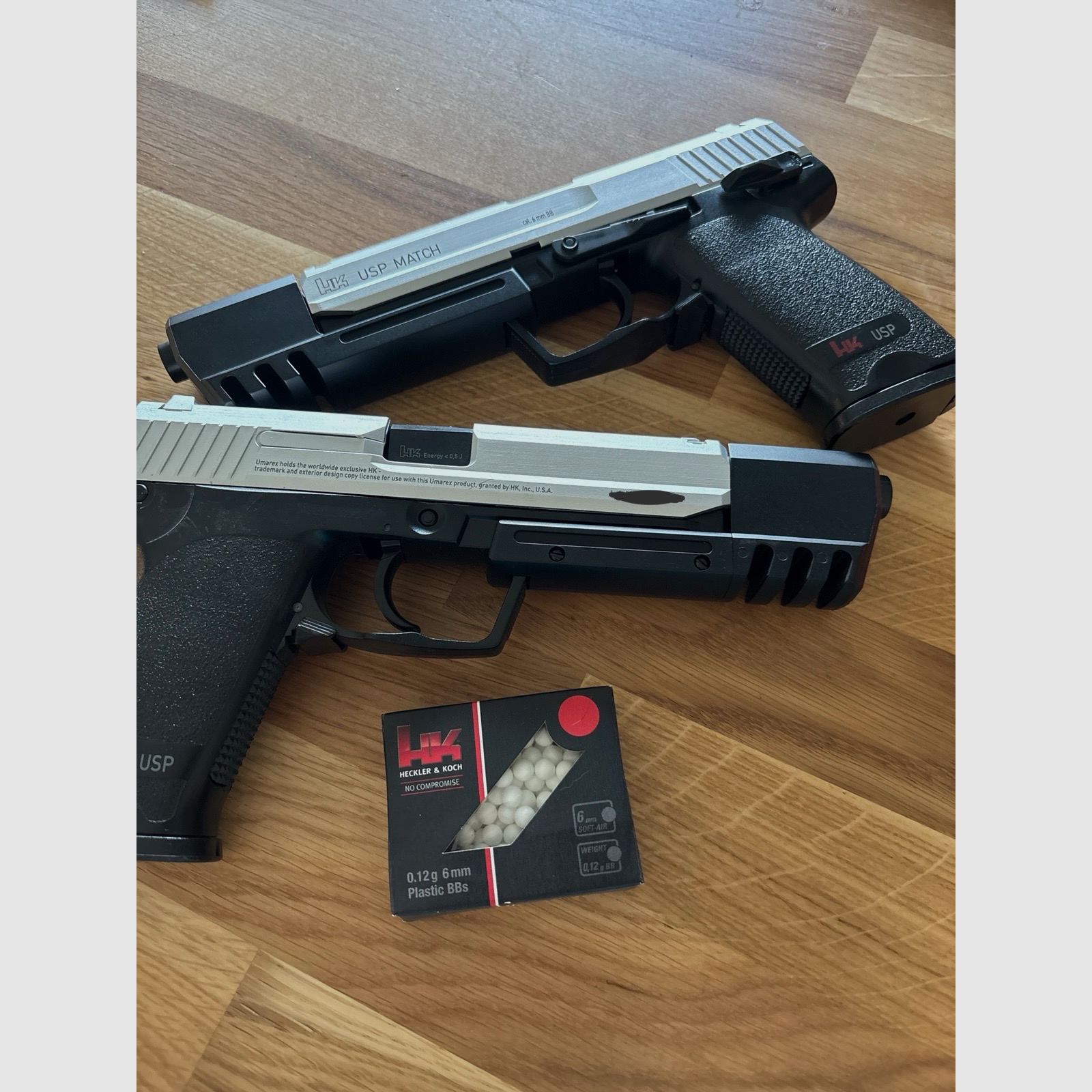 Umarex HK USP Match - 2 Softair-Waffen - ungenutzt