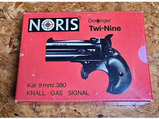 Derringer Noris Twi-Nine, ptb 276, nickelé, 9mm r. pétard