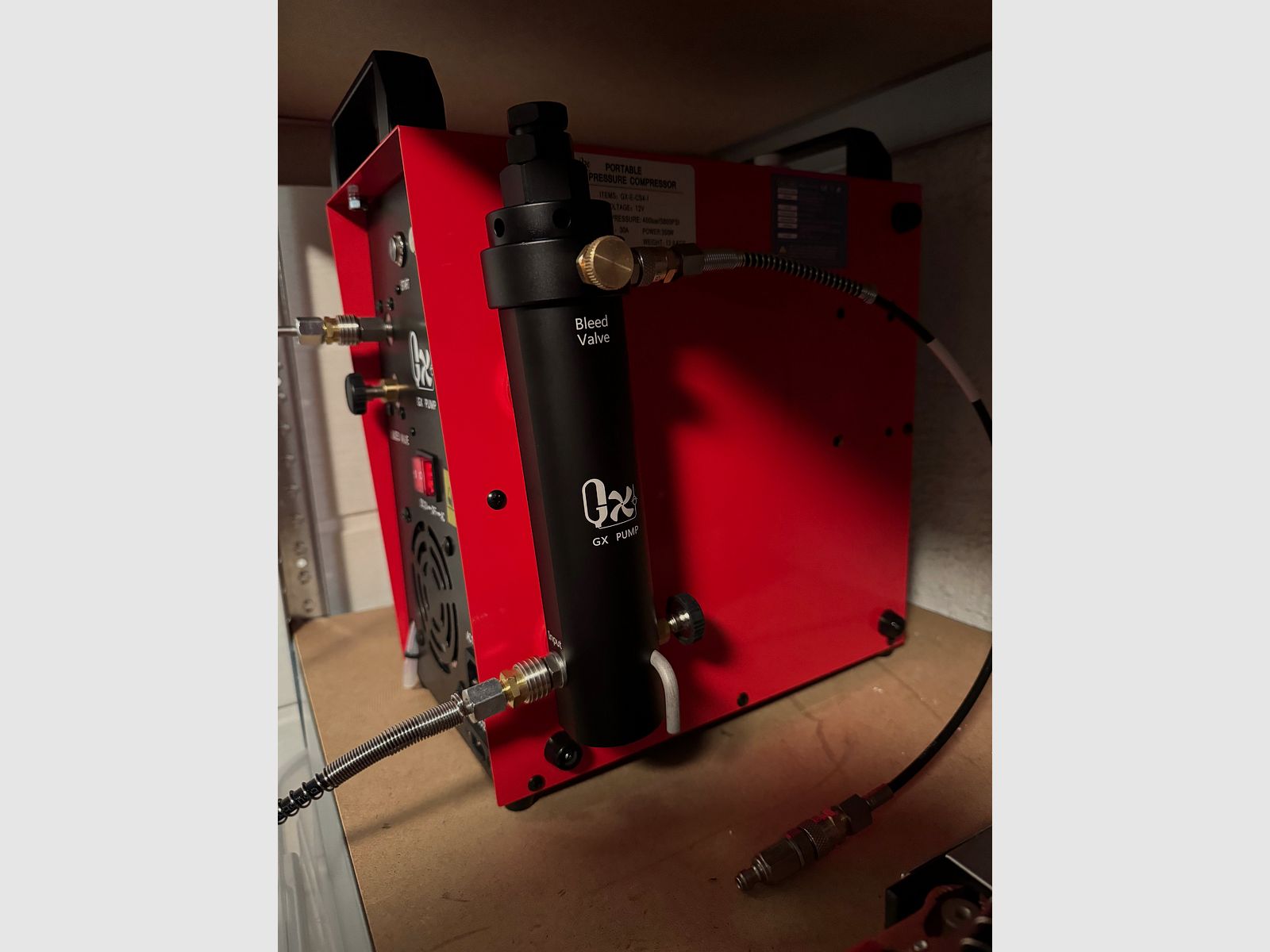 GX PUMP GX-E-CS4-I Tragbarer PCP kompressor 400 bar 5800 psi
