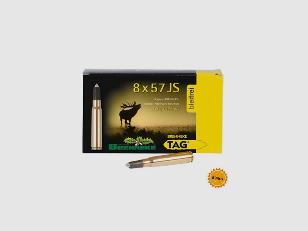 Brenneke 8x57 JS TAG 175 gr