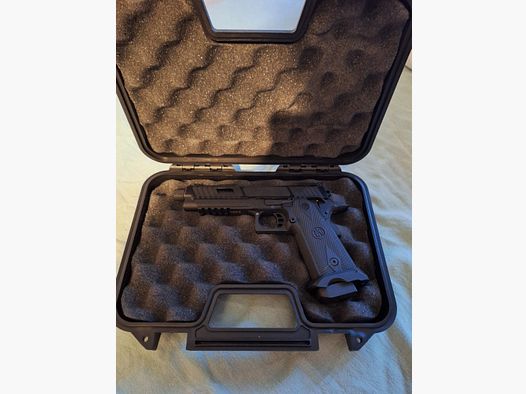 KLI Hi-Capa 5.1 Kiki Mora GBB GBB 6mm BB Blackout m. Koffer Airsoftpistole