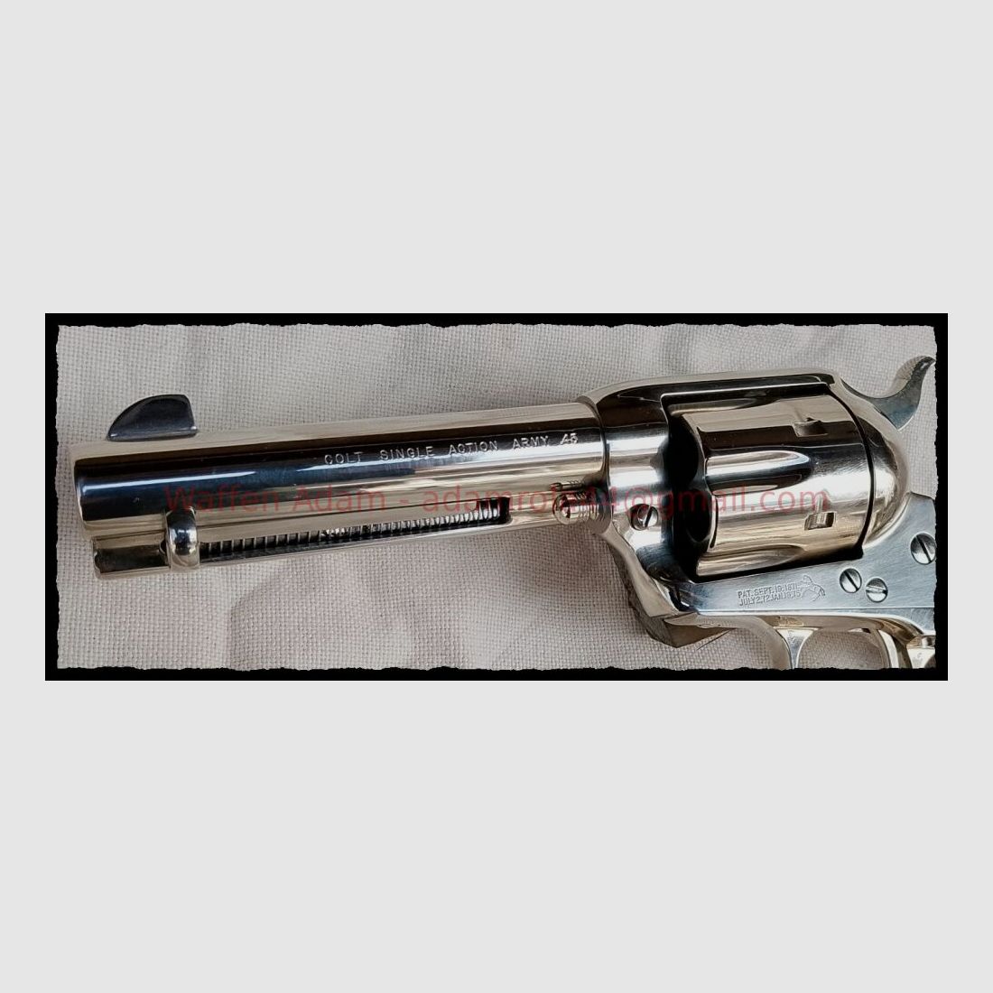 Colt SAA 4 3/4 inch Nickel