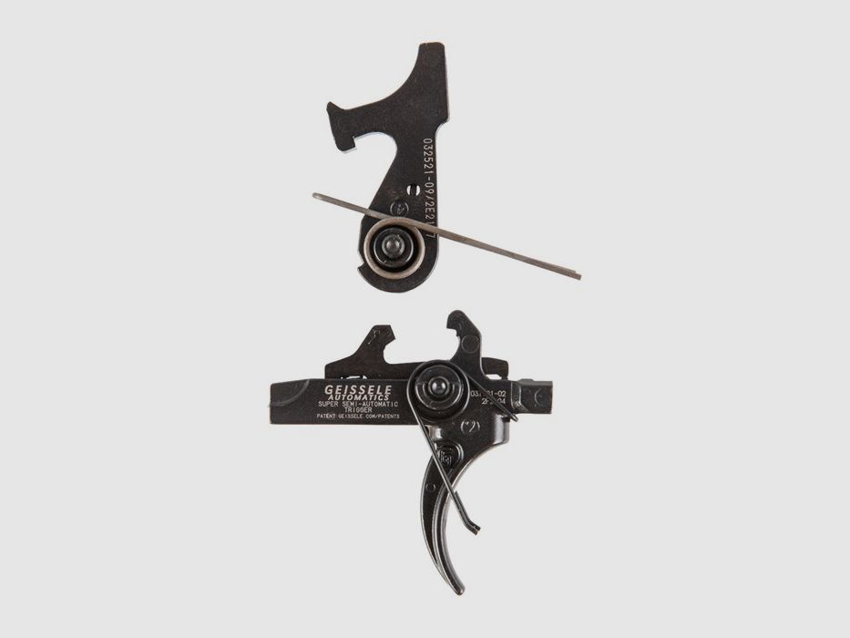GEISSELE AUTOMATICS Disparador SSA Super Semi-Automatic de 2 tiempos, cola curva, para AR-15, imagen 5 de 8