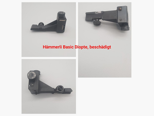 Diopter Hämmerli Basic defekt