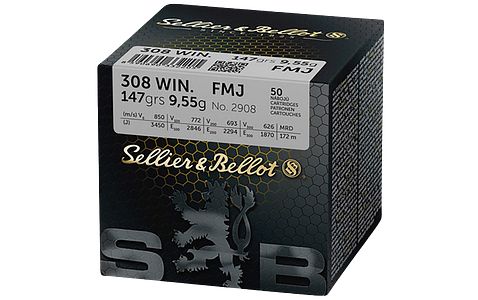 Sellier & Bellot .308 Win. Vollmantel 9,5g/147grs.