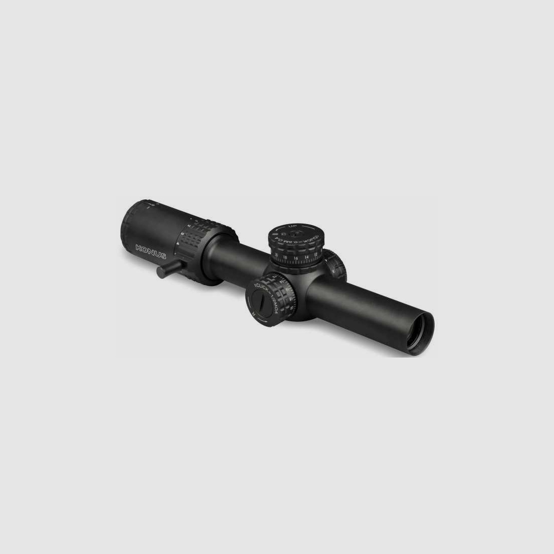 Konus Sultan 1-10x24 Ballistic Circle Ø 30mm Flip Cover, Zero-Stop, abnehmbarer Zoomhebel