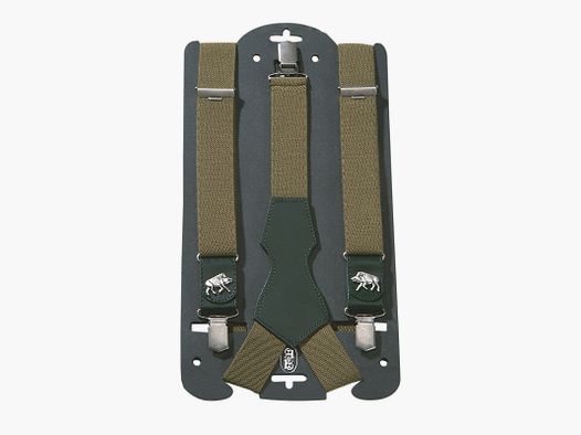 Hosenträger mit Leder Sau