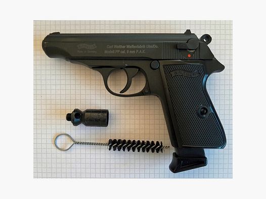 Walther PP - 9mm P.A.K. - PTB 923 – Klassiker in Top-Zustand