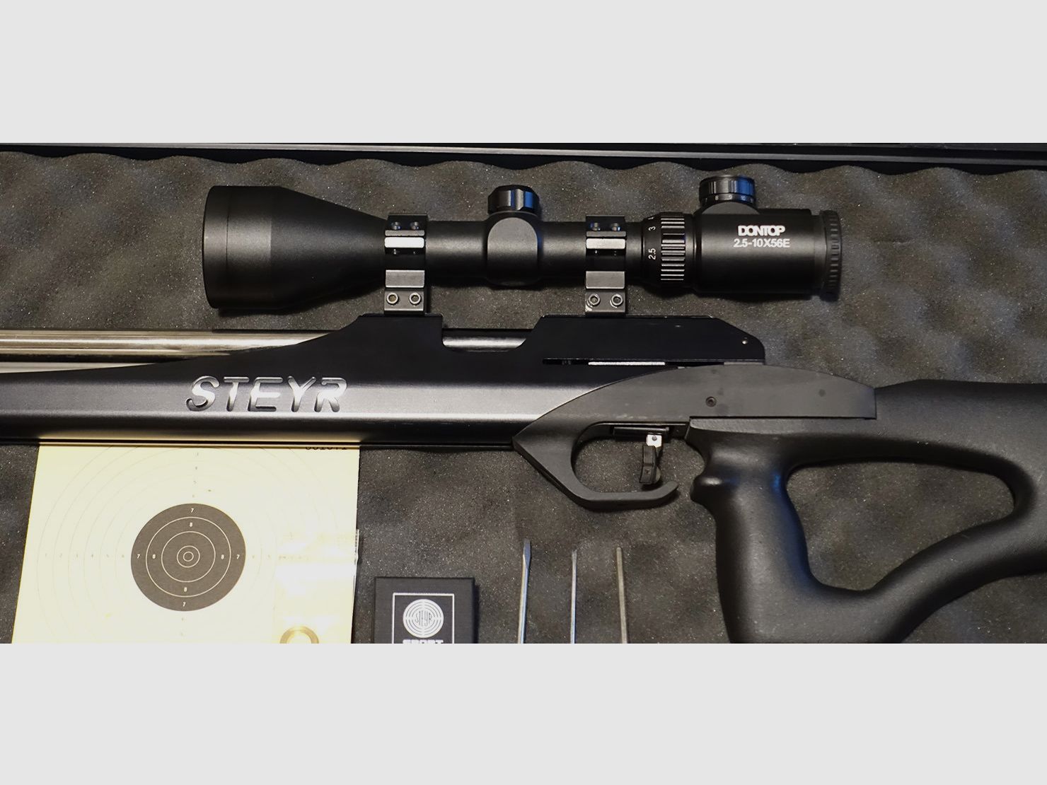 Steyr Hunting LG110 / 5 mm / 35 Joule / Cannocchiale + accessori