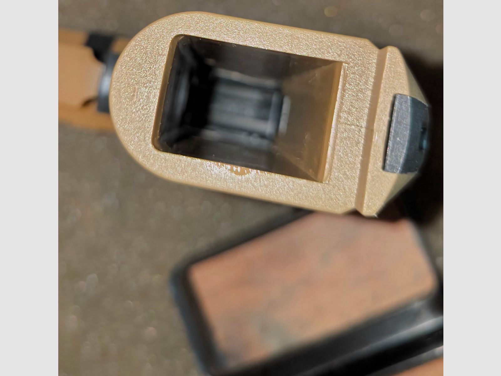 Walther P99-COMMANDO - Donkerbruin, Kaliber 9mmPAK, Slechts één keer ter proef geschoten, Zeer lichte gebruikssporen, lees alstublieft!! 