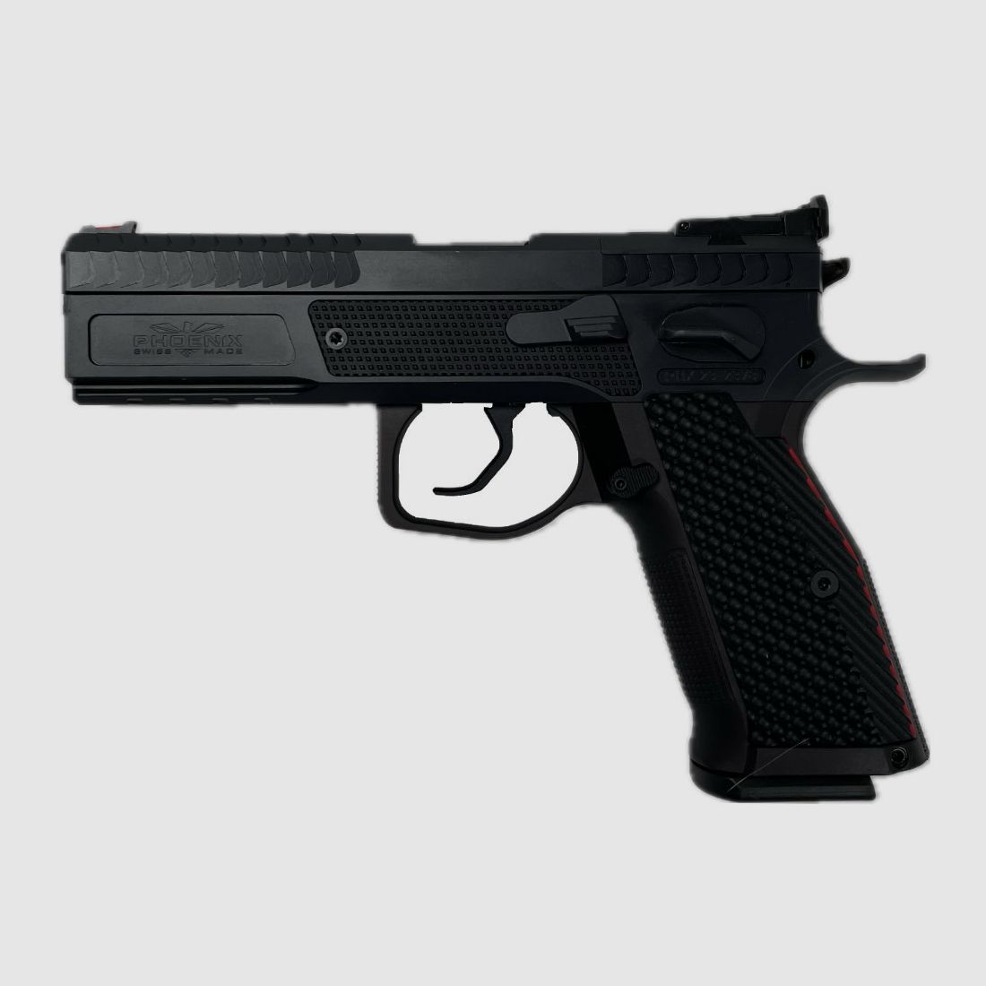 Pistole Phoenix Redback Gen2, LPA Fiber Optic, Kal. 9 mm Para 17-Schuss, normale RH-Griff, Picatinny, O.R. schwarz, Bild 2 von 2