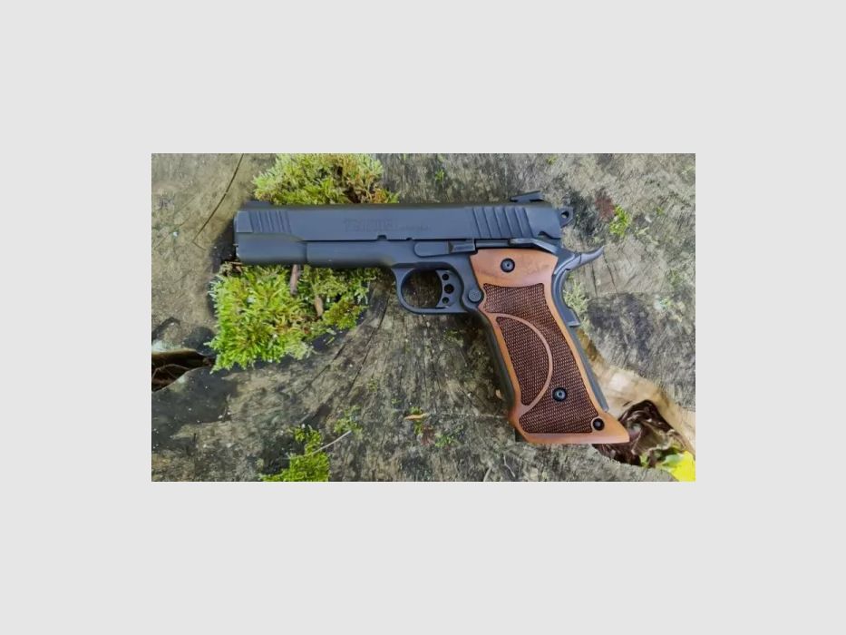 Impugnature in legno per Taurus PT1911 Target MBT, immagine 3 di 3