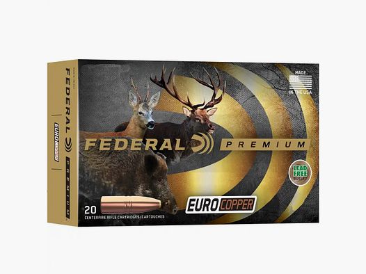 Federal Premium Euro Copper .300 Win. Mag. 165GR 20 Patronen