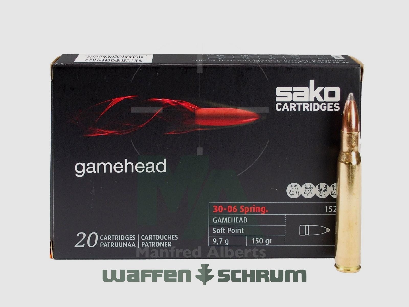 Sako Gamehead SP 9,7g - 150gr .30-06Spring
