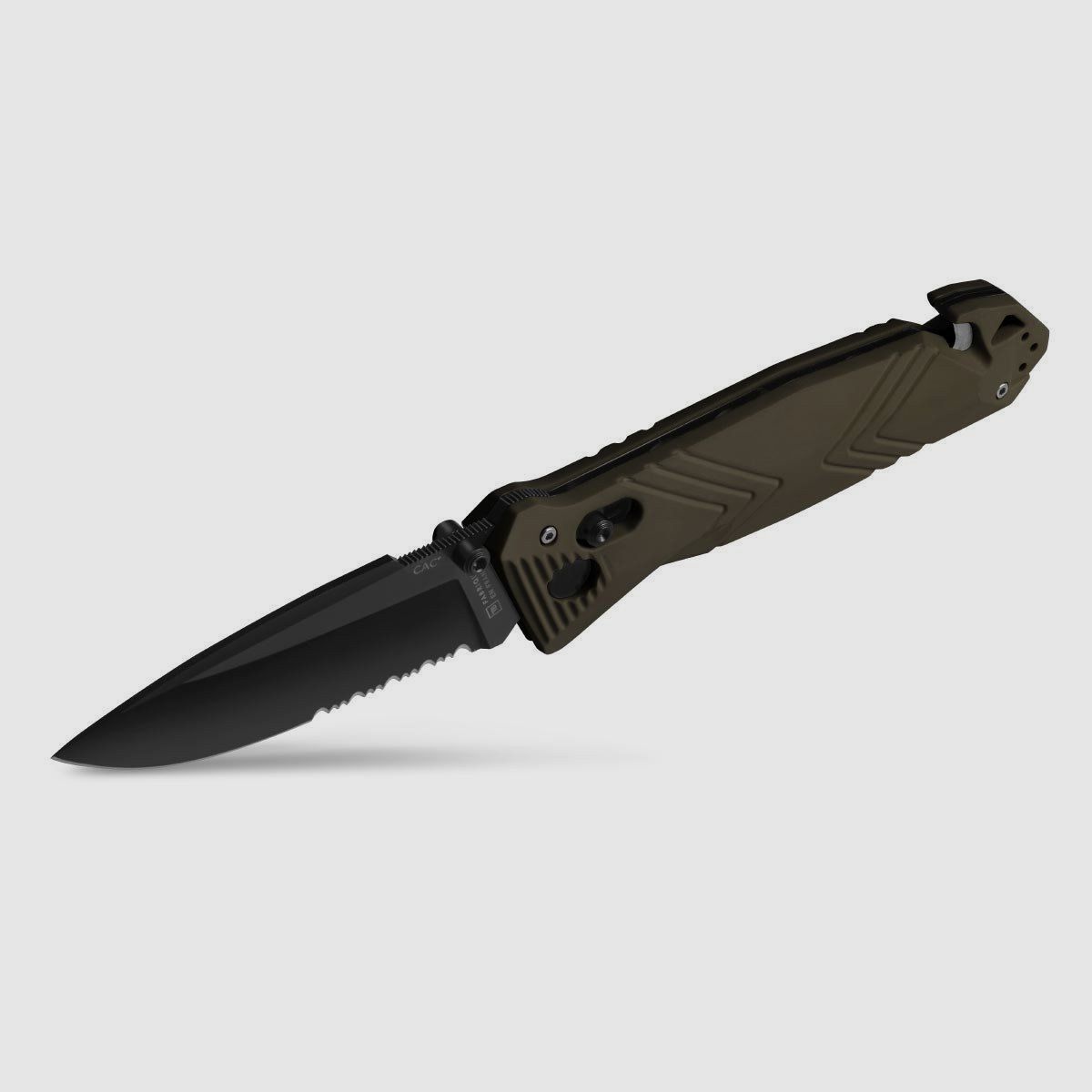 Couteau CAC Serration PA6 FV Kaki