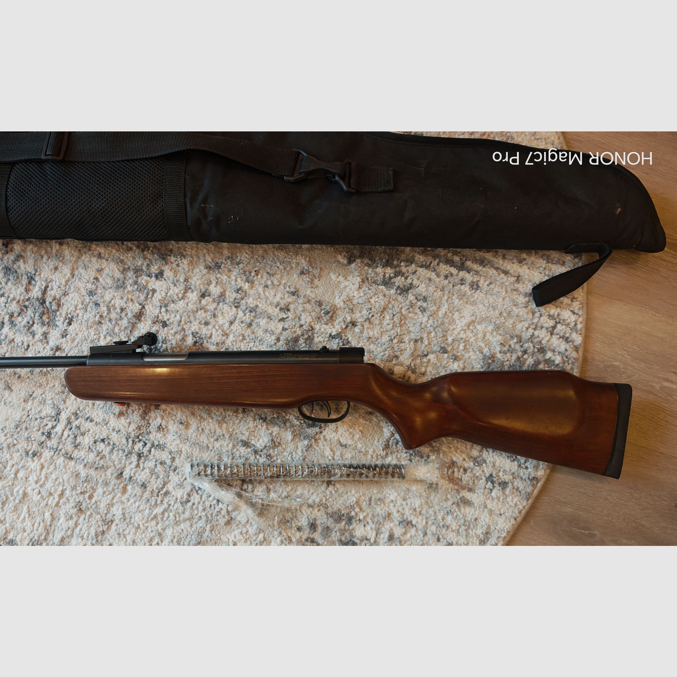 Norconia Luftgewehr B88 avec levier de tension latéral, sac, en plus un nouveau ressort d'exportation inclus