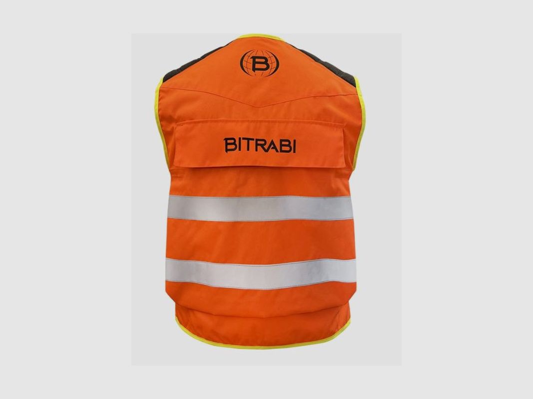 Jachtvest Bitrabi hoge zichtbaarheid model SICUR MAN, afbeelding 5 van 5