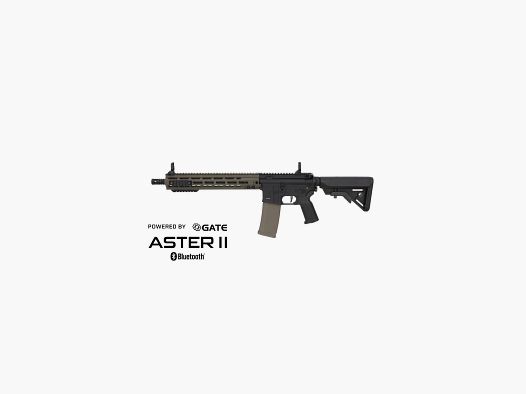 SA M4 URG-I M-LOK 14" (SA-P30 PRIME™ Aster II ETU BLDC™) Rifle Airsoft Libre a partir de 18 – Negro/Verde -F-