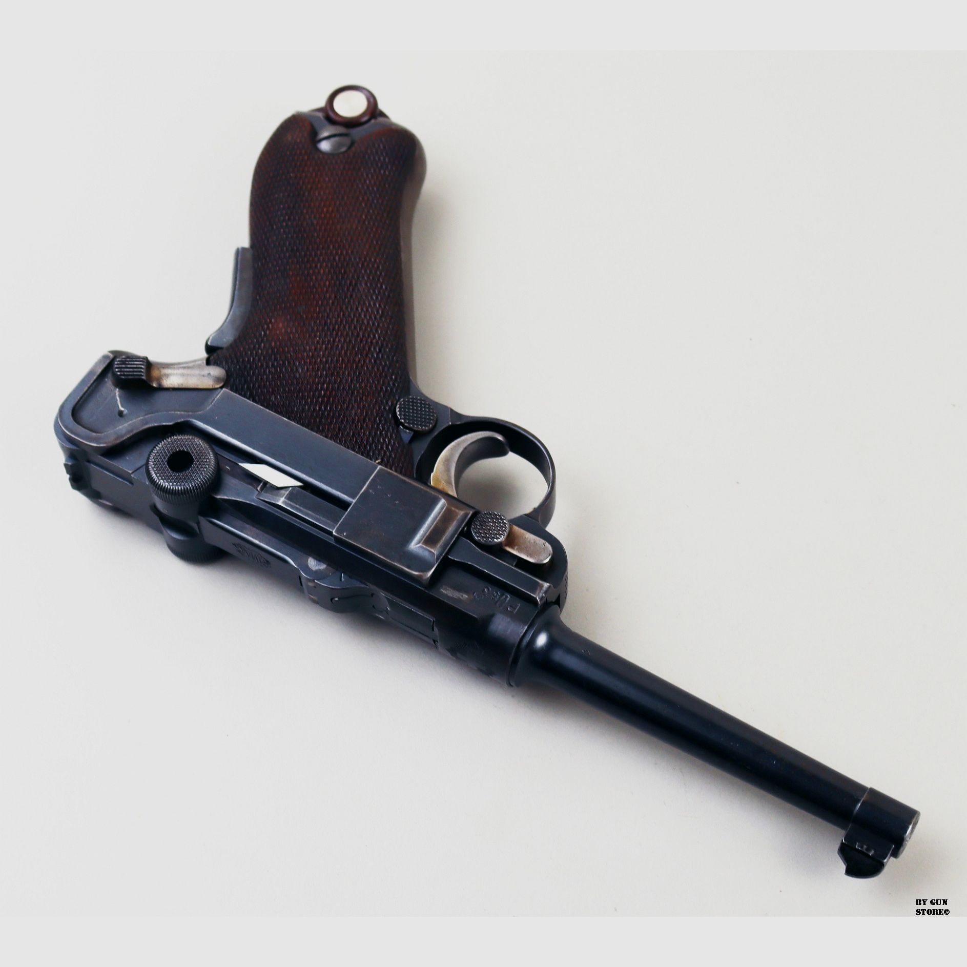 Pistole DWM mod. 1900/06 Croce nel Sole cal. 7,65 Para matr. 8881, Bild 4 von 13