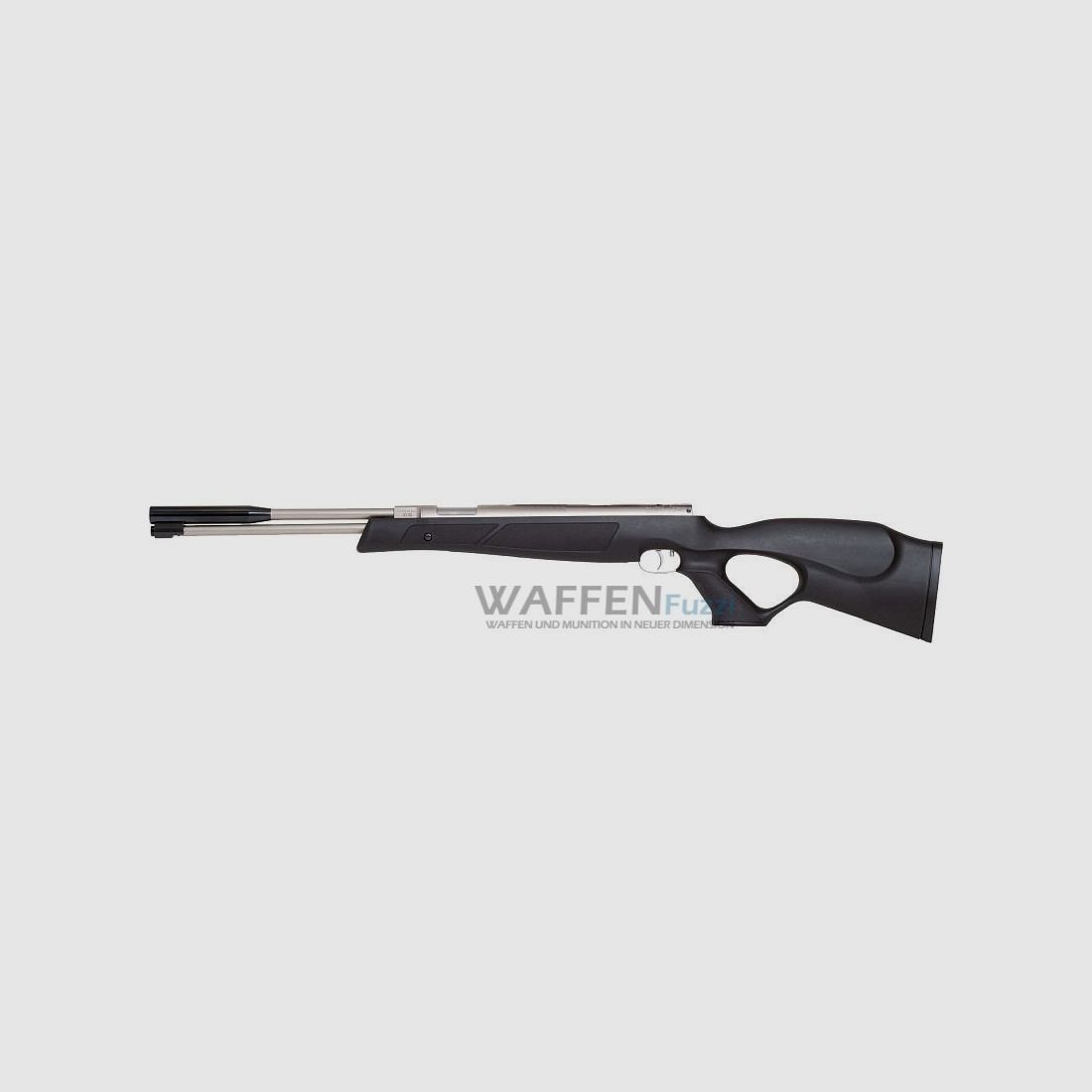 Weihrauch HW 97 Black Line Stainless-Look 4,5mm Diabolo Lochschaft
