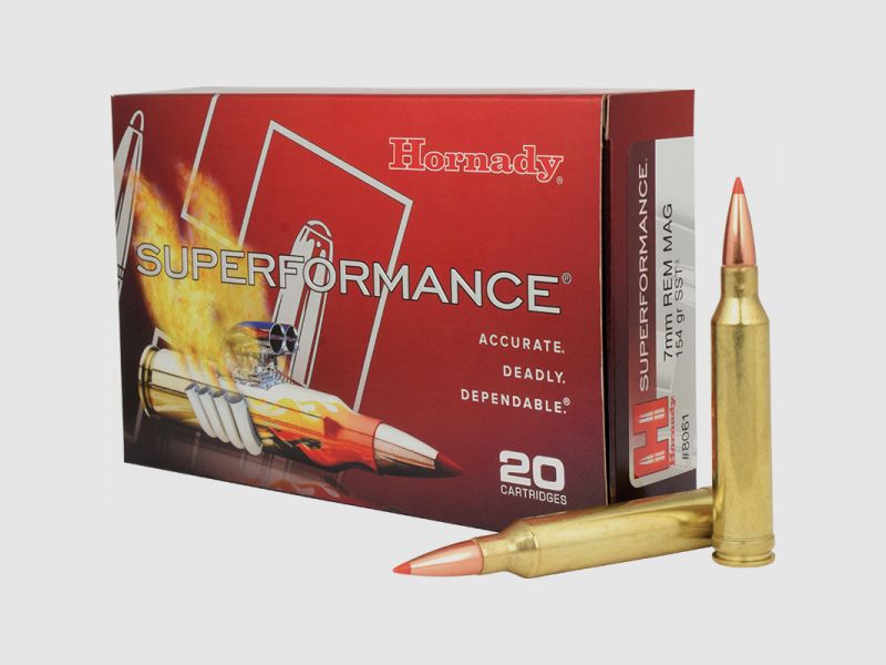 Hornady Superformance 7mm Rem Mag SST 154 grs Büchsenpatronen