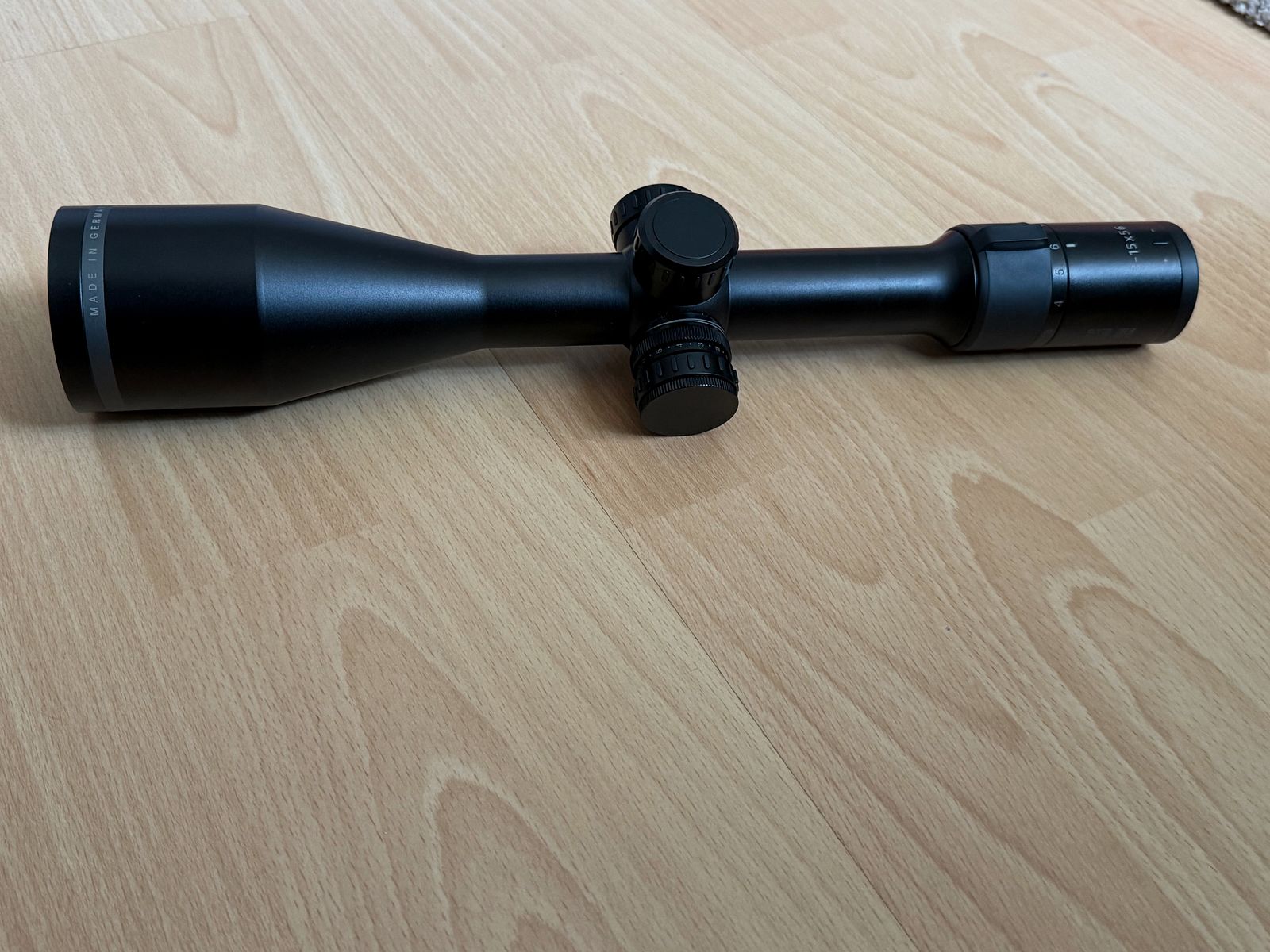 MINOX, ZE 5i, 3-15x56, telescopio, reticolo illuminato, ottica da caccia, vetro da caccia, Made in Germany, obiettivo da 56 mm, appostamento