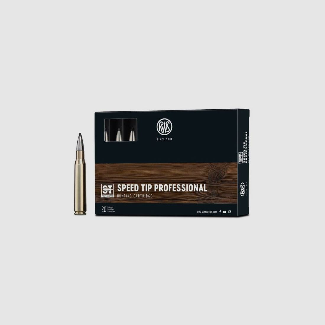 RWS 8x68 S SPEED TIP PROFESSIONAL 11,7g/180gr - 20 Patronen