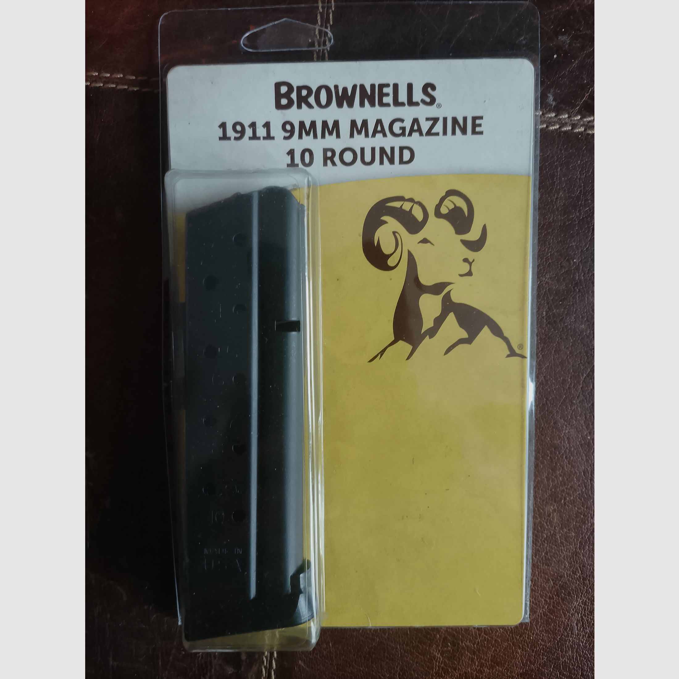 Magazin 1911 BRN GEN2 1911 9 mm Luger 10 Schuss Magazin schwarz NEU