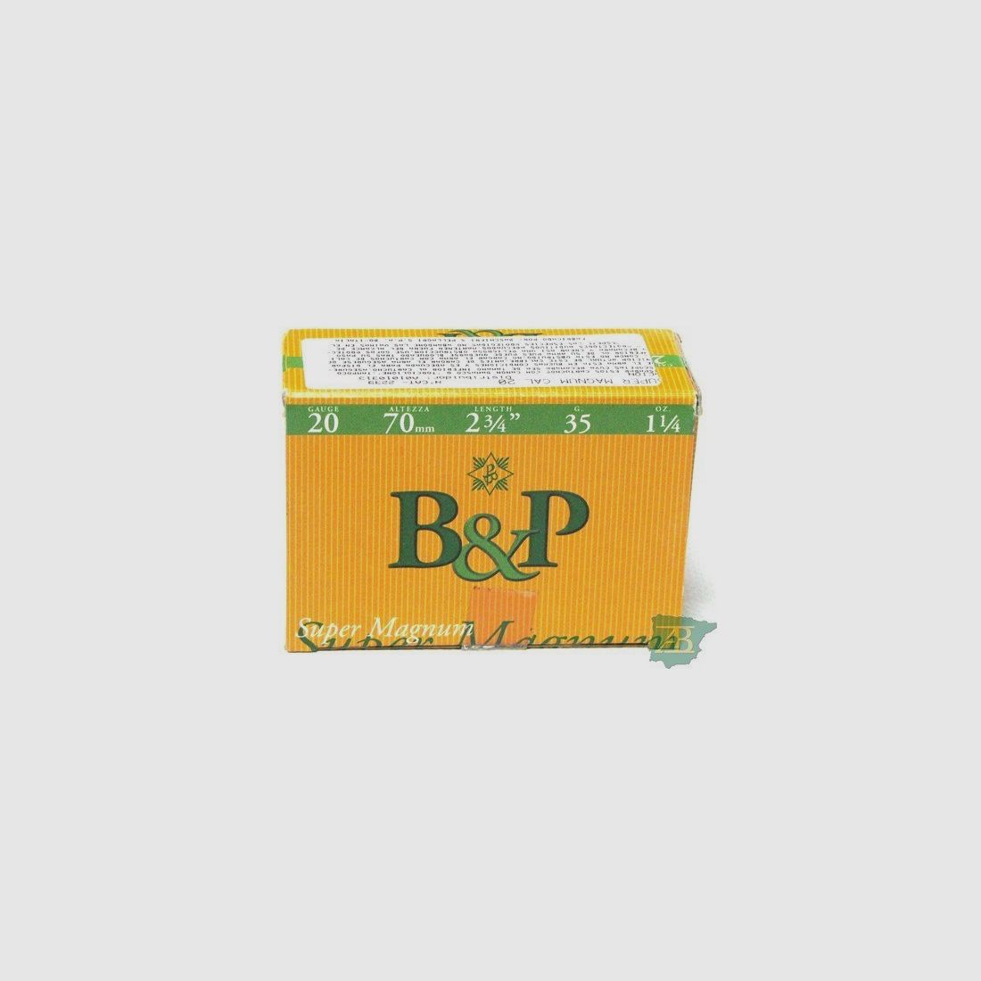 KARTON PATRONEN B&P SUPER MAGNUM Kal.20 35GR (10ST KASTEN)
